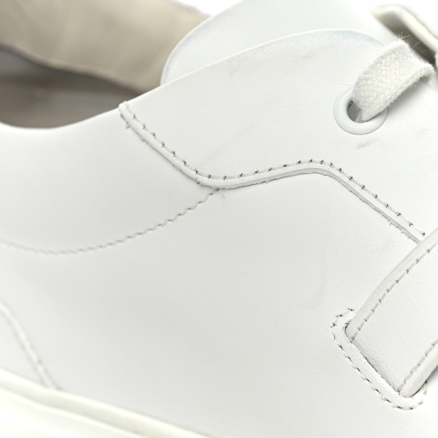 Hermes Calfskin Mens Day Sneakers 45 White 10 of 10