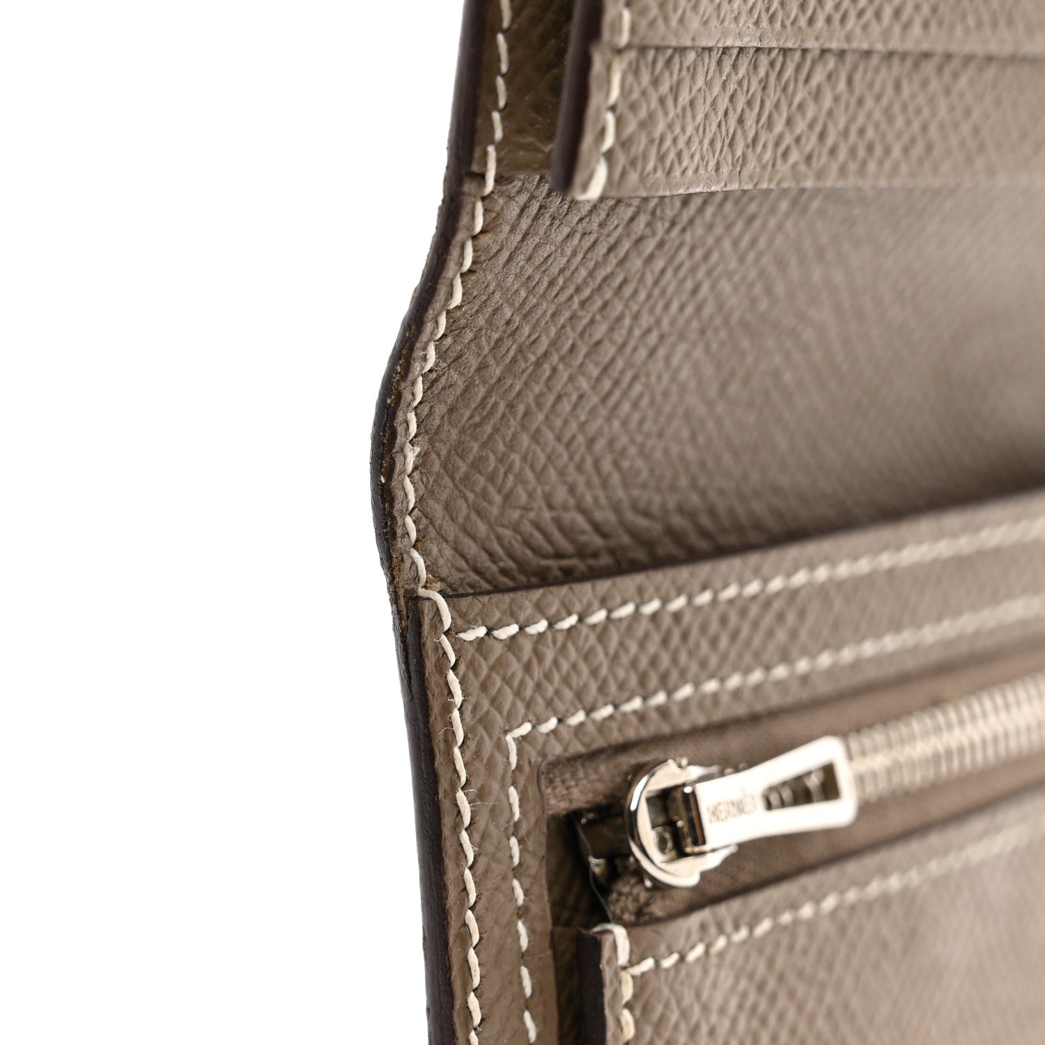 Hermes Epsom Bearn Gusset Wallet Etoupe 9 of 9