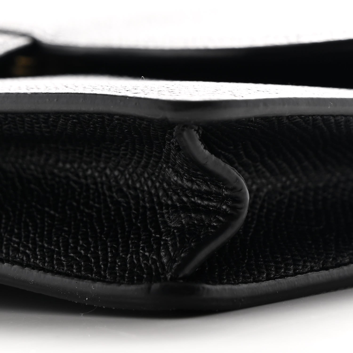 Christian Dior Grained Calfskin Saddle Pouch Bag Black 10 of 11