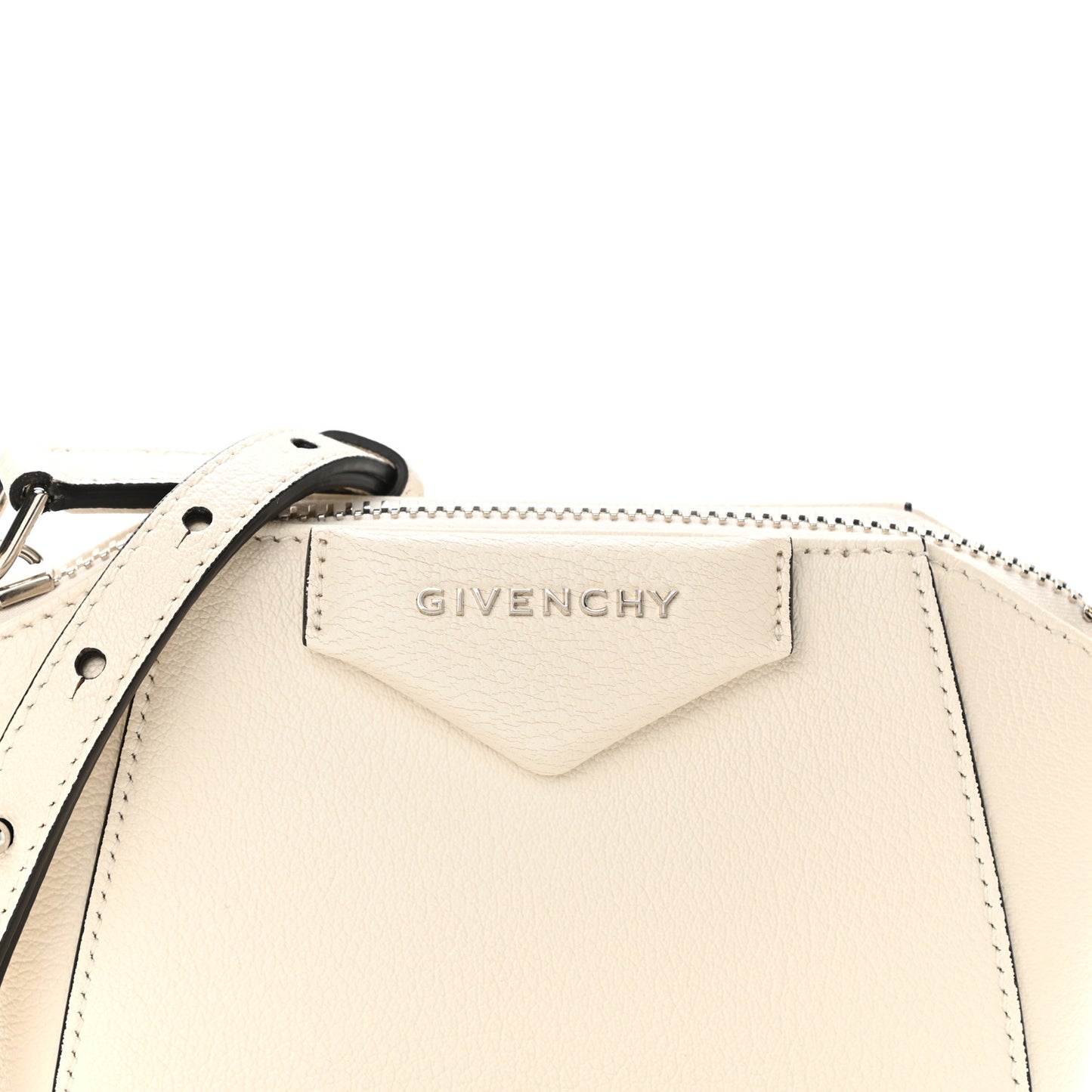 Sugar Goatskin Nano Antigona Ivory