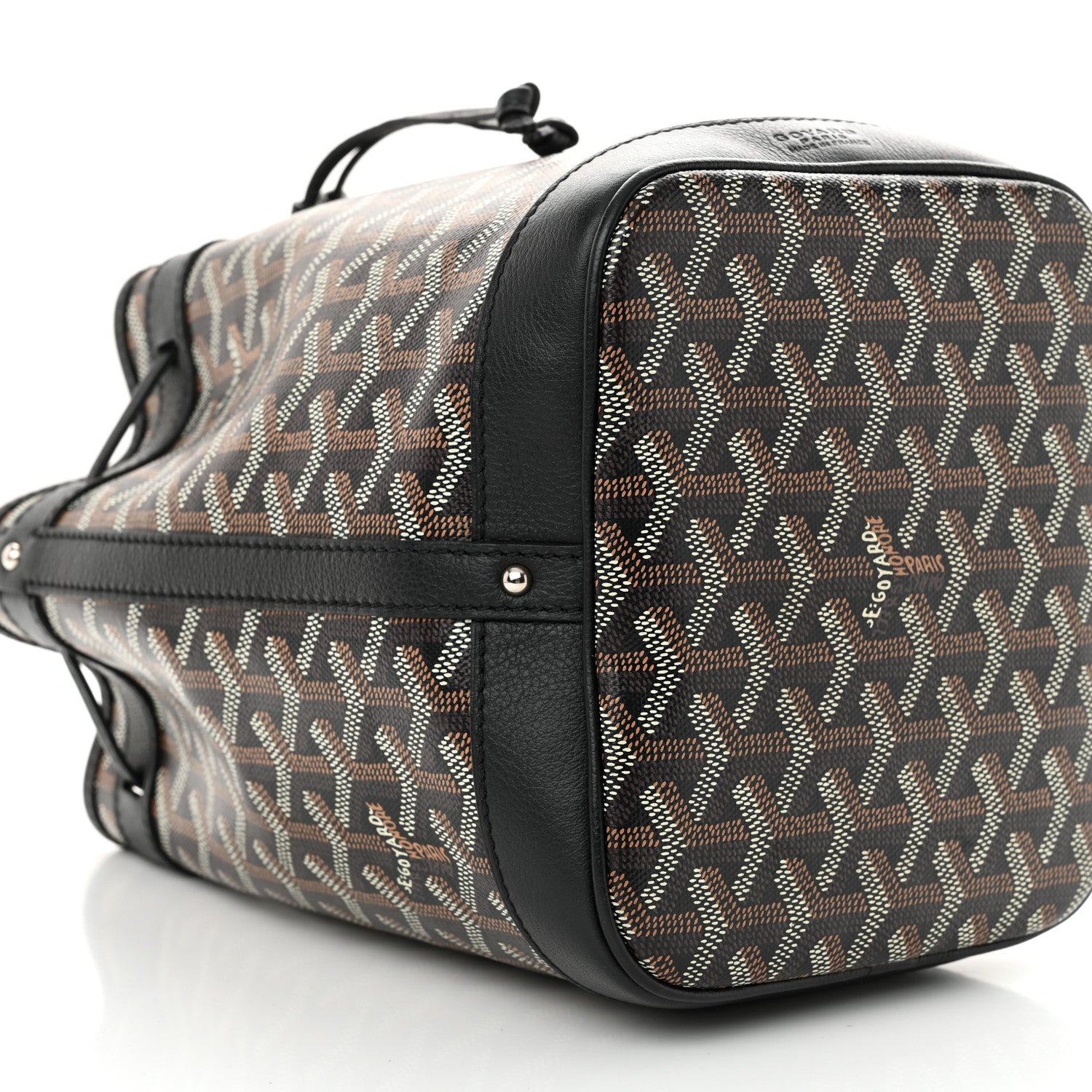 Goyard Goyardine Petit Flot Bucket Bag PM Black 8 of 11