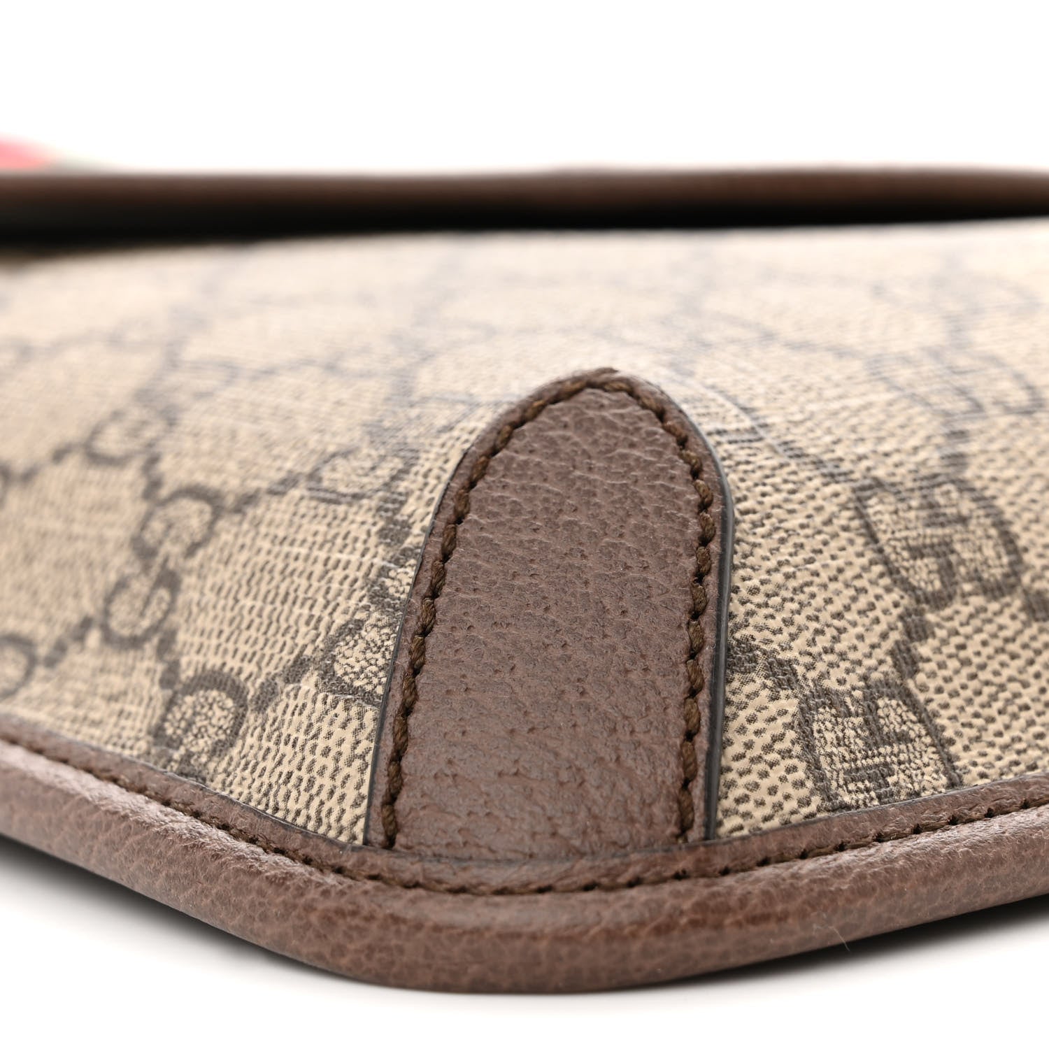 Gucci GG Supreme Monogram Web Medium Neo Vintage Flap Messenger Bag Beige New Acero 9 of 11