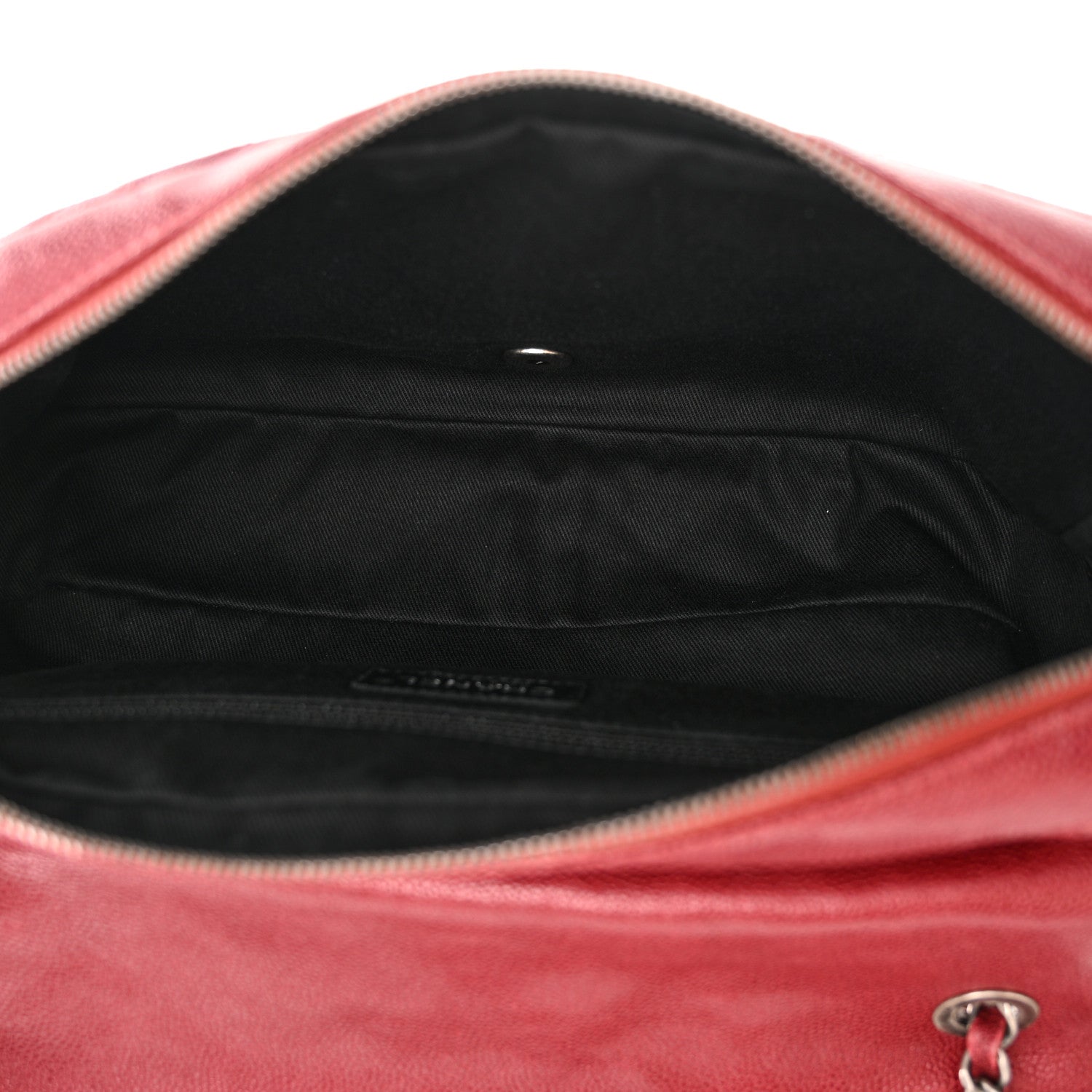 Chanel Iridescent Caviar Quilted Large Chic Flap Red 5 of 14