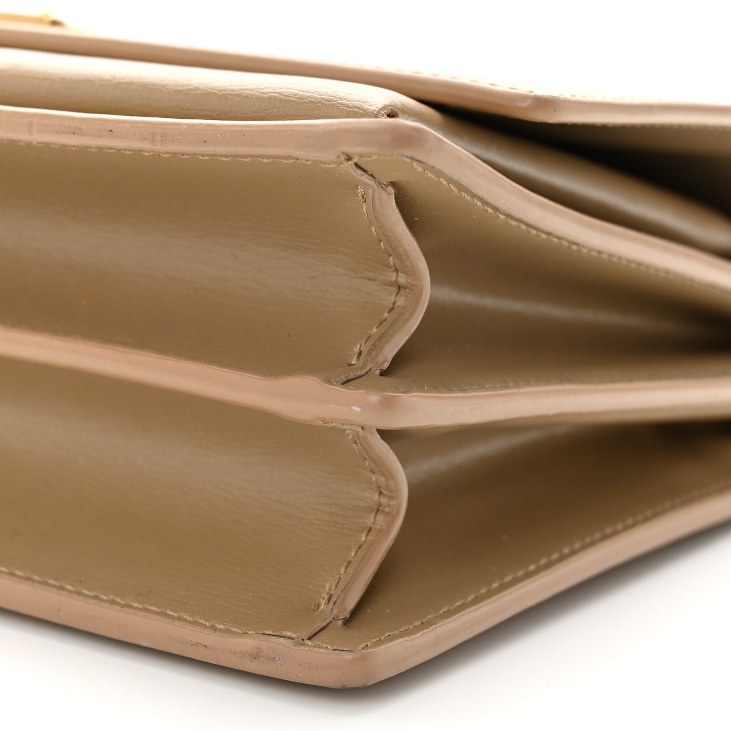 Calfskin Medium Monogram Sunset Dark Latte