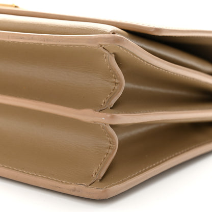 Saint Laurent Calfskin Medium Monogram Sunset Dark Latte 10 of 14