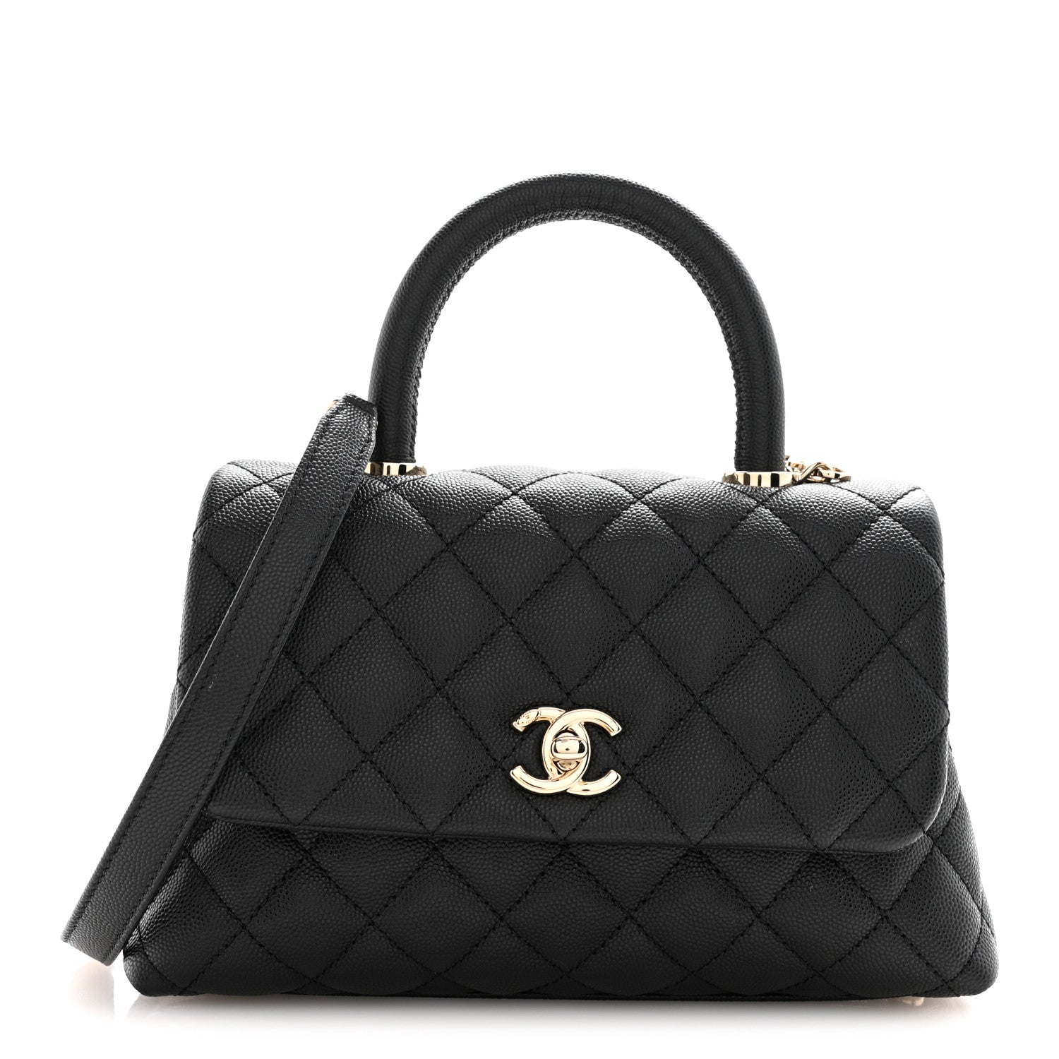 Chanel Caviar Quilted Mini Coco Handle Flap Black 1 of 11