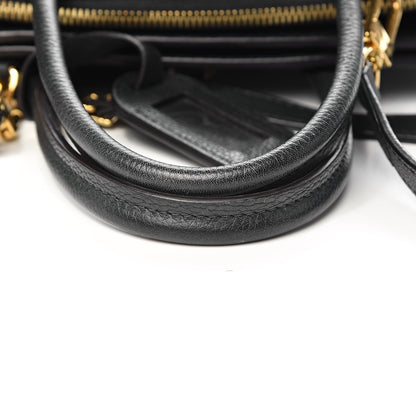 Louis Vuitton Calfskin Studded City Steamer MM Black 8 of 15