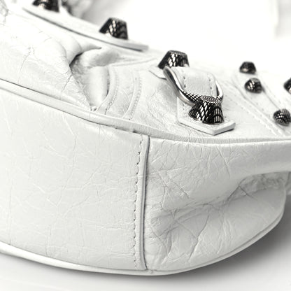 Balenciaga Agneau Arena Le Cagole Shoulder Bag XS Optic White 11 of 11