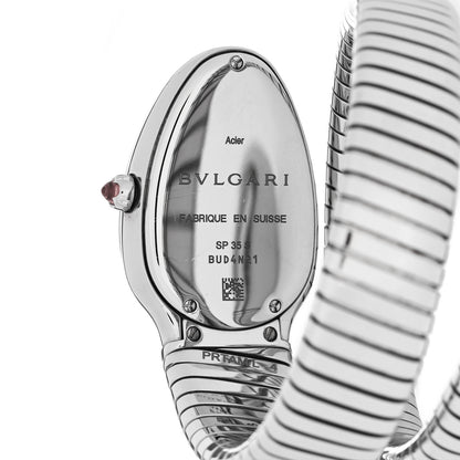 Bulgari Stainless Steel 35mm Serpenti Tubogas Quartz Watch Black 4 of 5