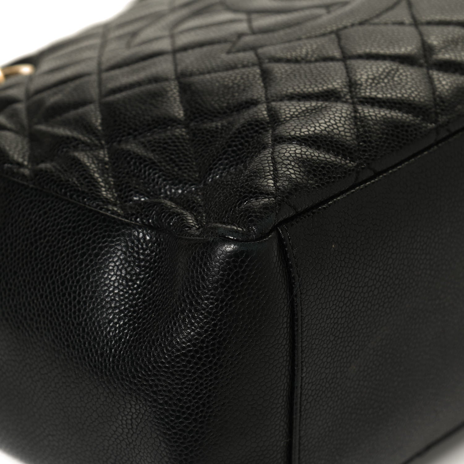 Chanel Caviar Quilted Grand Shopping Tote GST Black 11 of 13