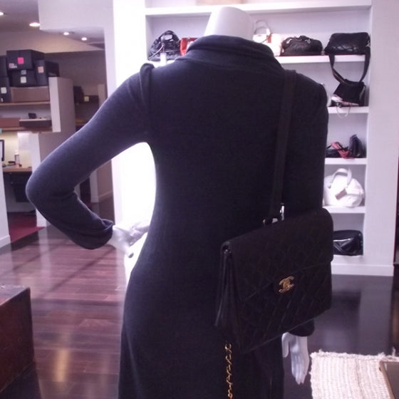Chanel Lambskin Quilted Backpack Black 2 of 15