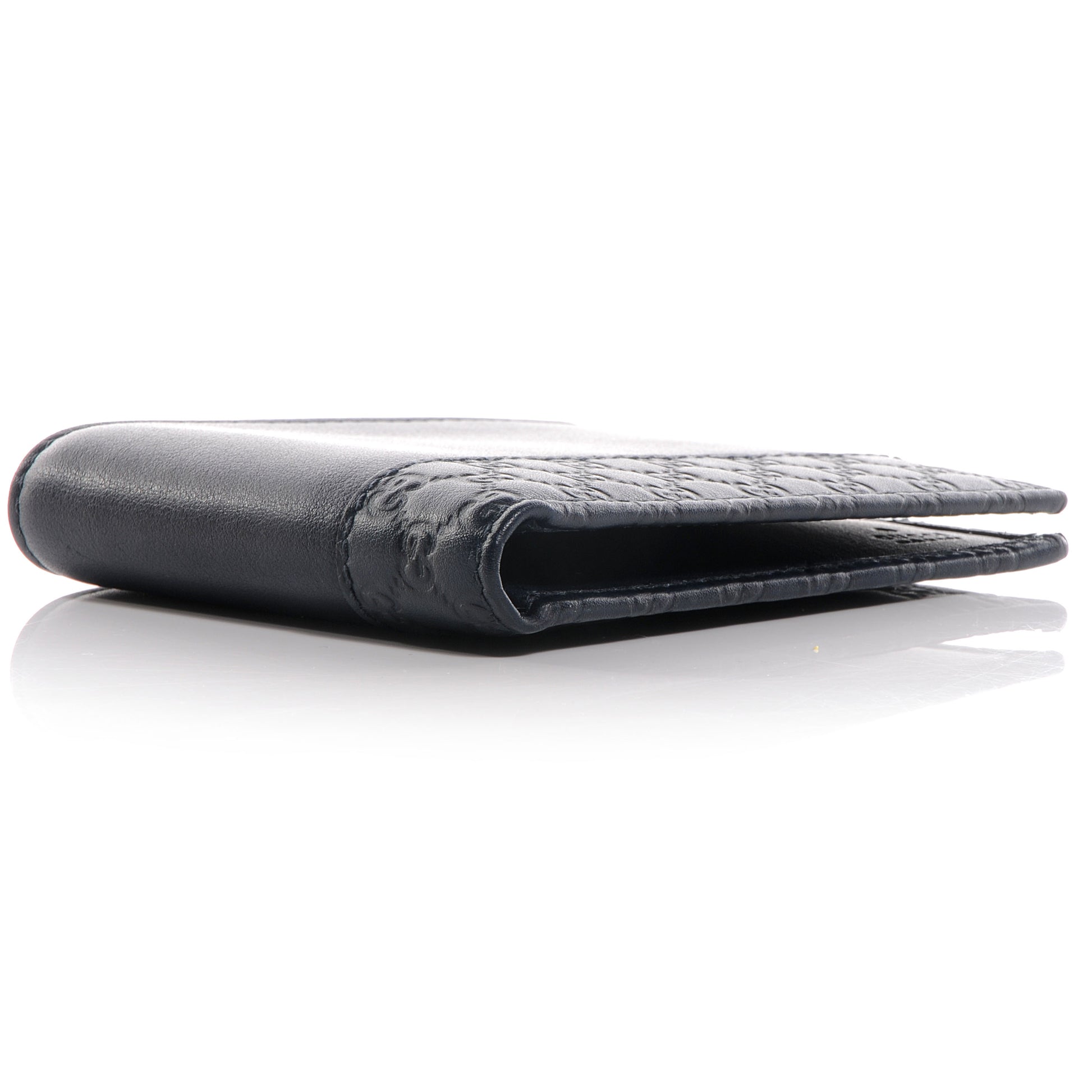 Gucci Microguccissima Trim Bi-Fold Wallet Blue 4 of 8
