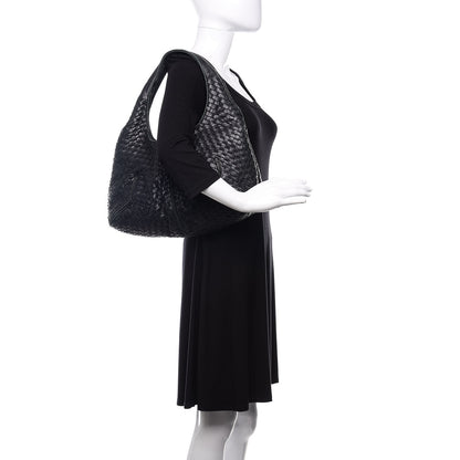 Bottega Veneta Nappa Intrecciato Ball Hobo Black 2 of 11