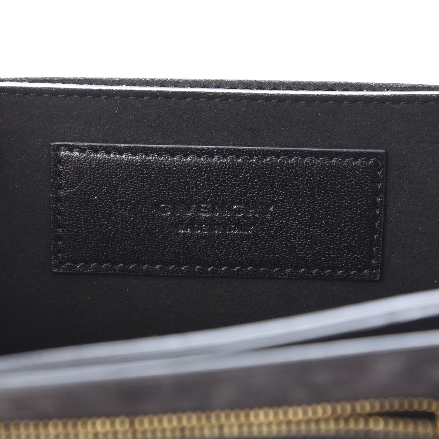 Givenchy Goatskin Suede Small GV3 Shoulder Bag Black 6 of 11