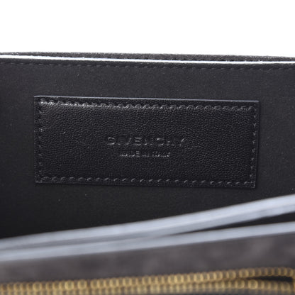 Givenchy Goatskin Suede Small GV3 Shoulder Bag Black 6 of 11