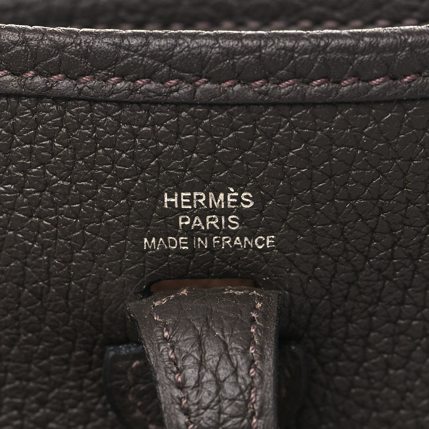 Hermes Taurillon Clemence Amazone Evelyne TPM Ebene Havane 6 of 10