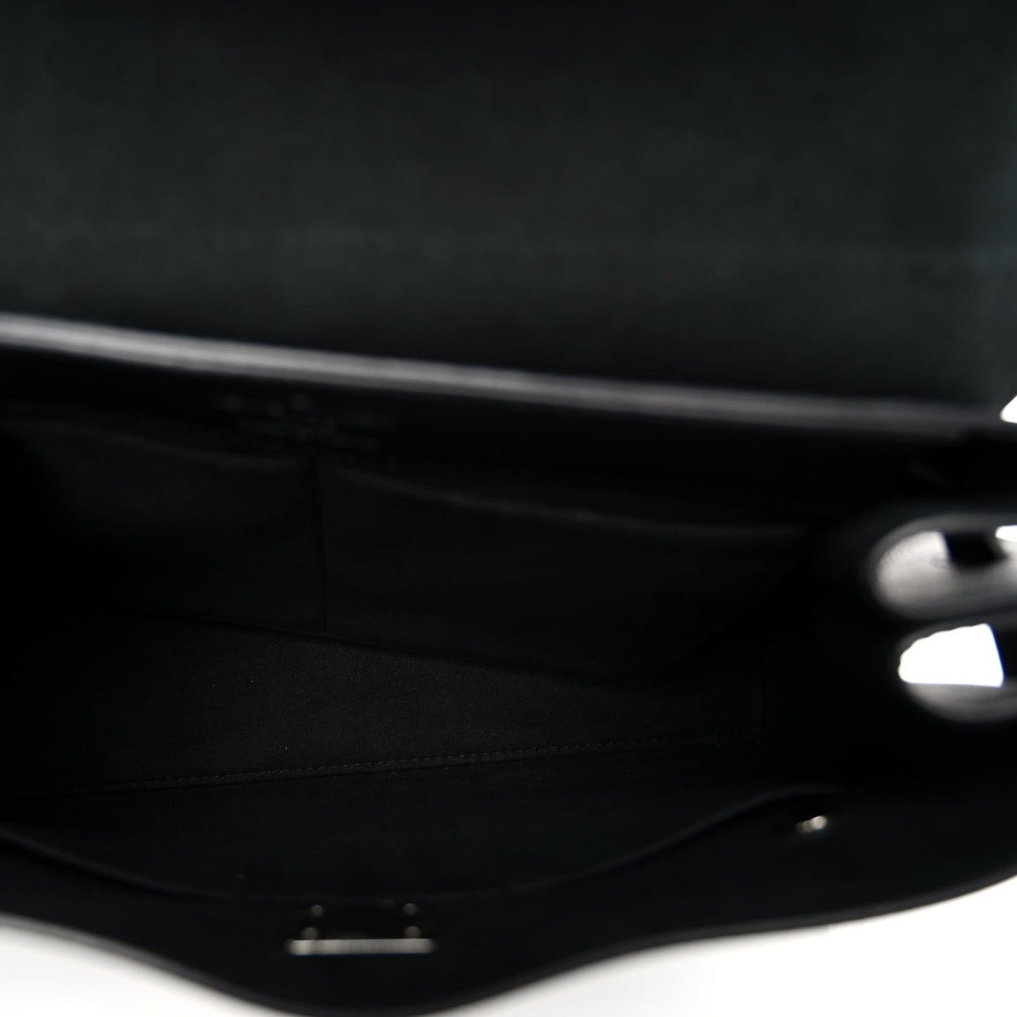 Calfskin Lockme Ever Black