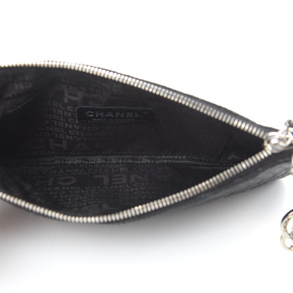 Chanel Satin Camellia Evening Bag Black 5 of 10
