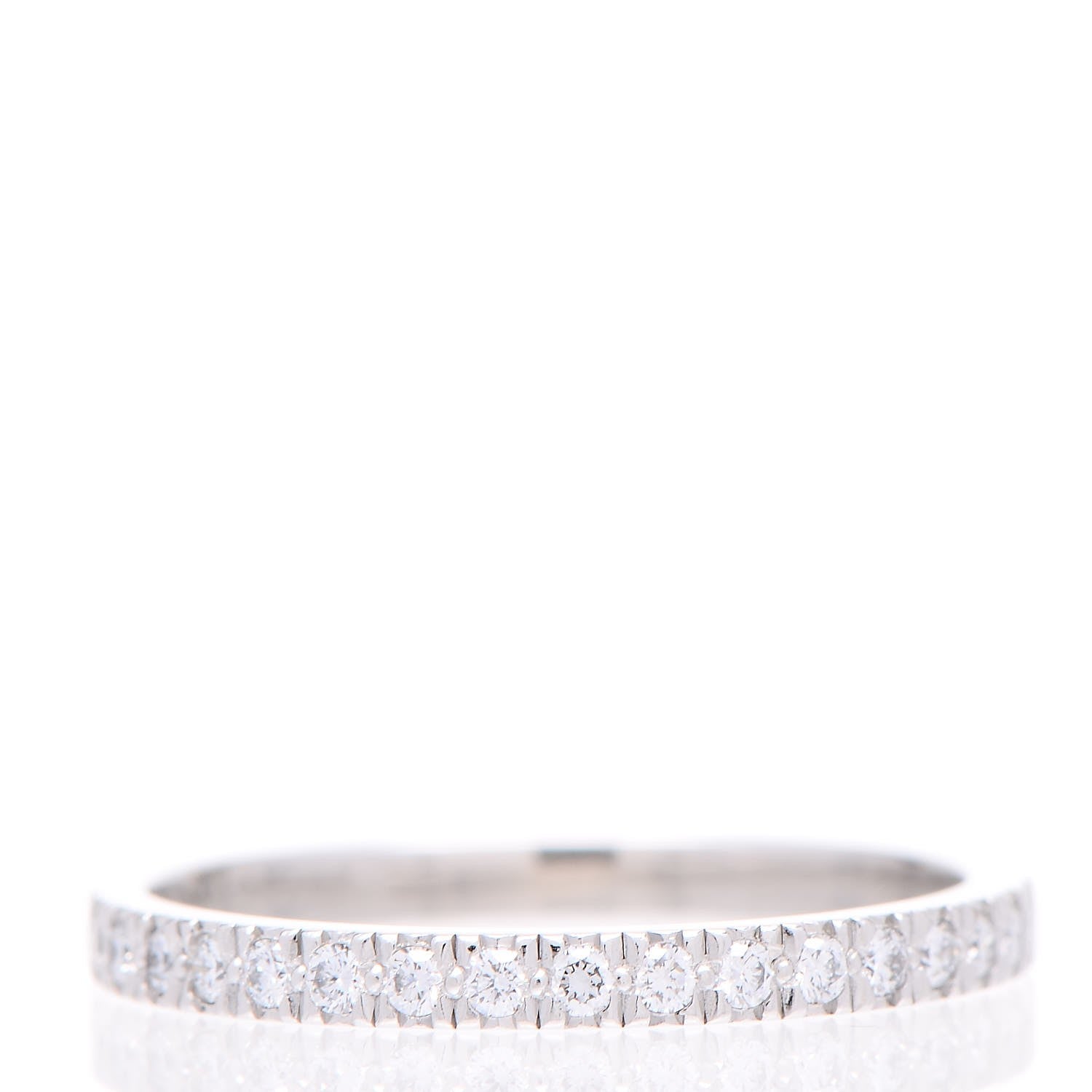 Tiffany Platinum Diamond Soleste Eternity Wedding Band Ring 54 6.75 1 of 3