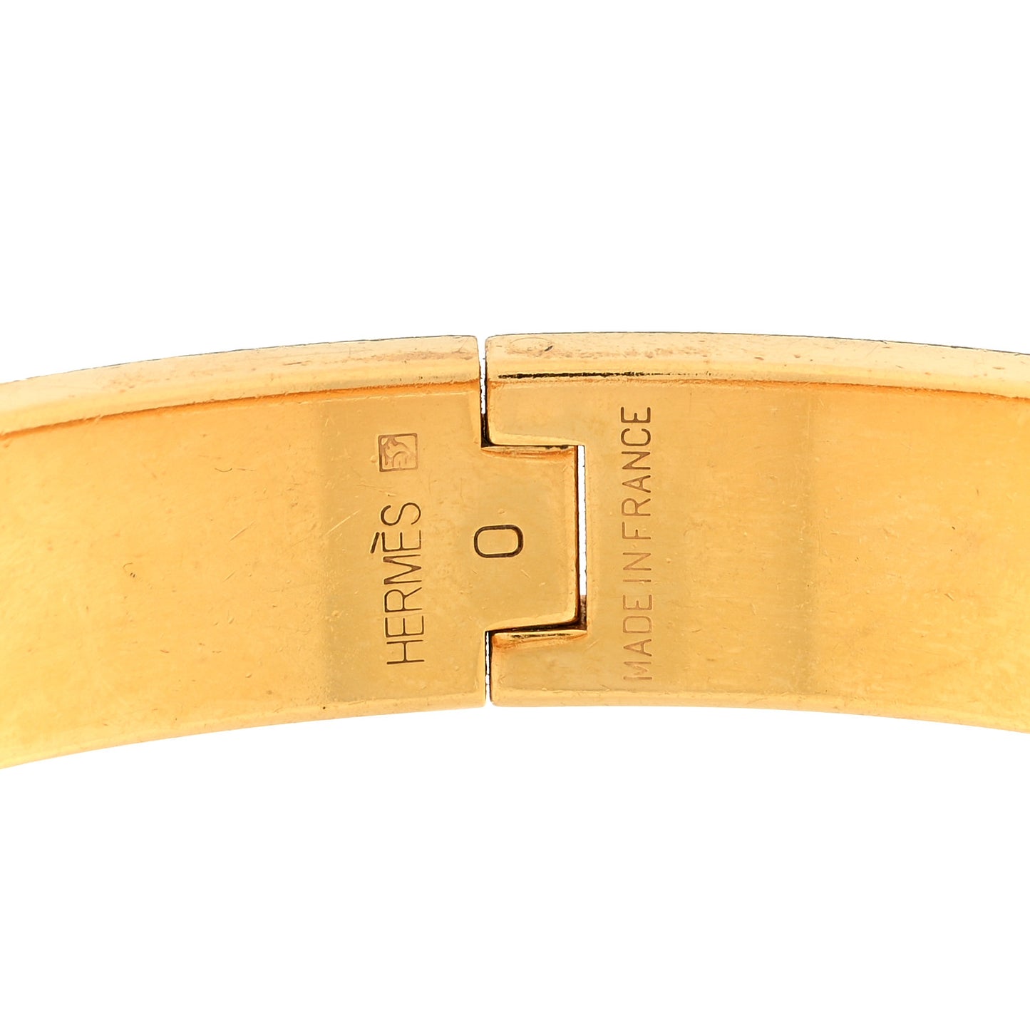 Enamel Narrow Clic Clac H Bracelet GM Black
