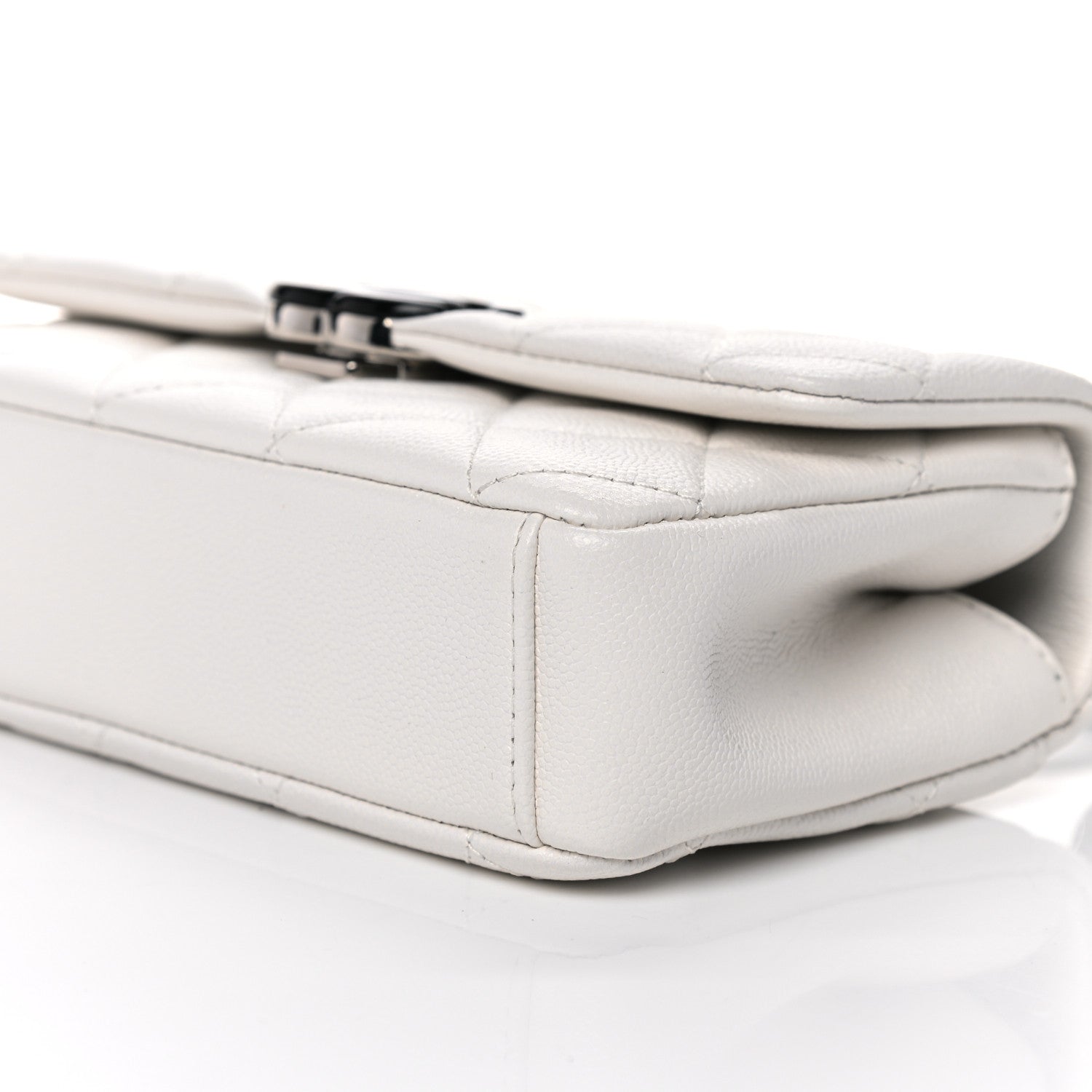 Chanel Caviar Quilted My Everything Small Flap White Black 8 of 9