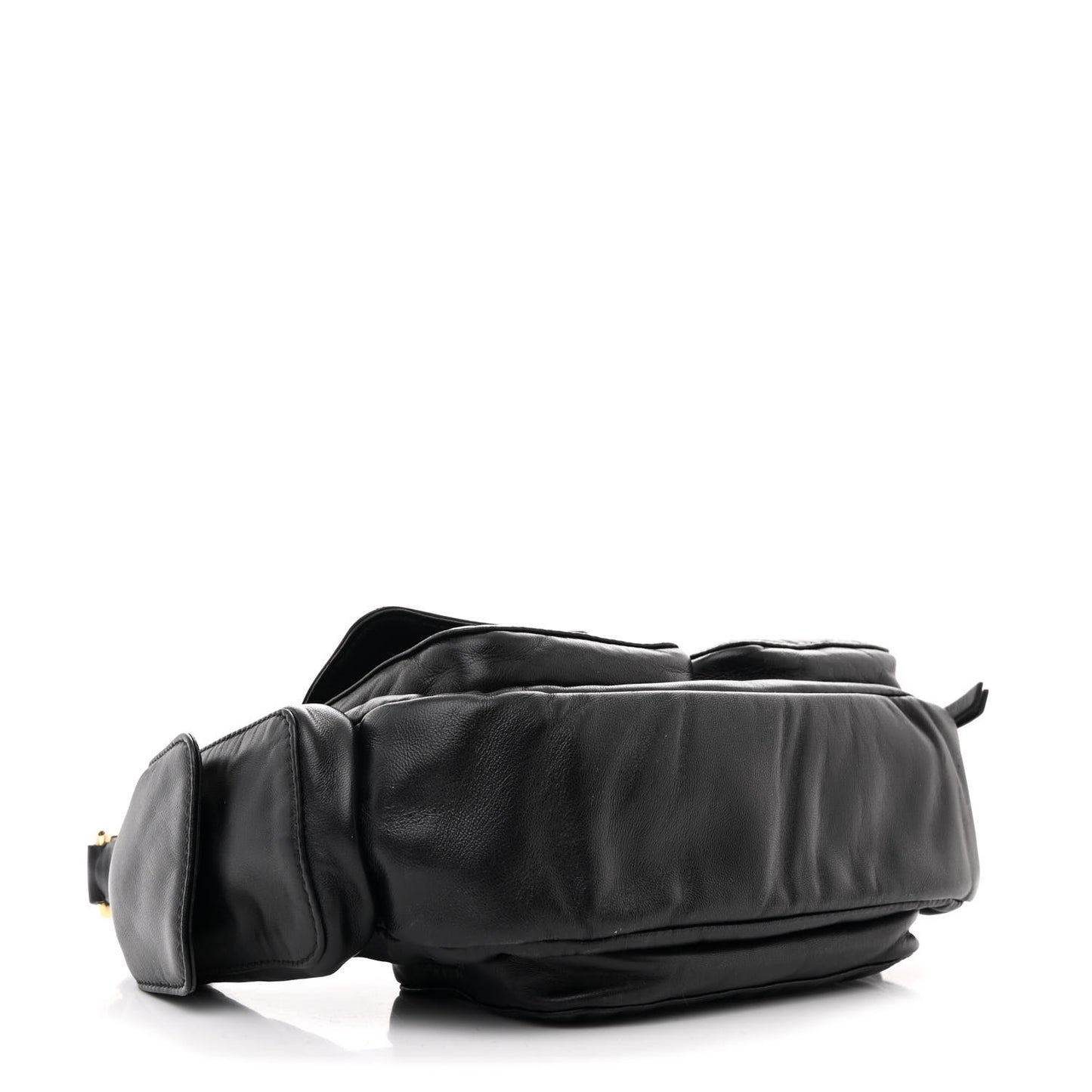 Nappa Multi Pocket Hobo Black