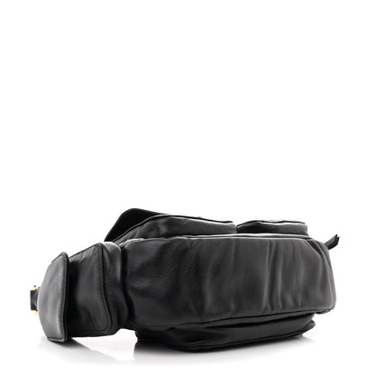 Miu Miu Nappa Multi Pocket Hobo Black 4 of 10