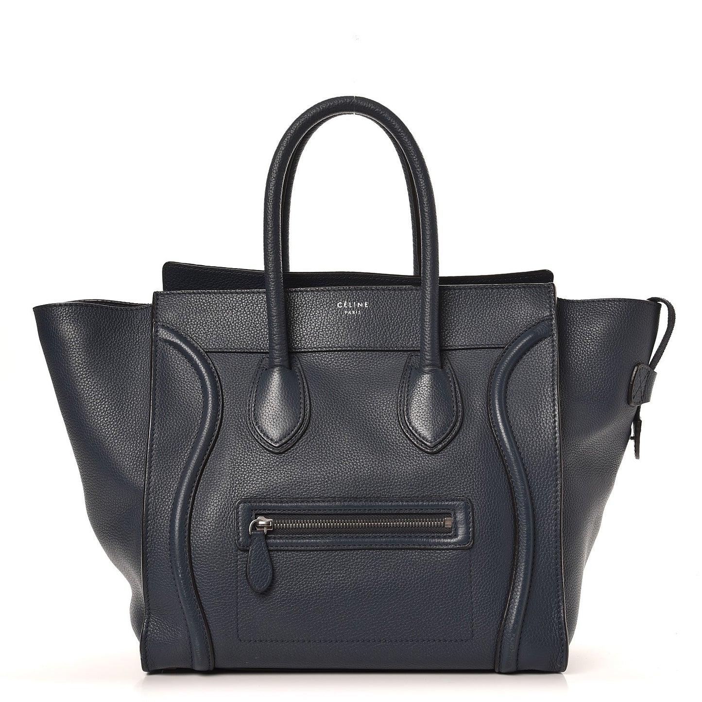 Drummed Calfskin Mini Luggage Orage