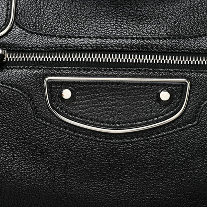 Balenciaga Chevre Silver Metallic Edge Hardware City Black 9 of 11