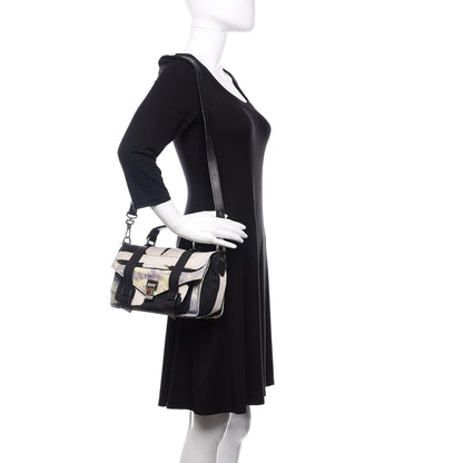 Proenza Schouler Canvas Tie Dye Tiny PS1 Satchel Black Multicolor 2 of 10