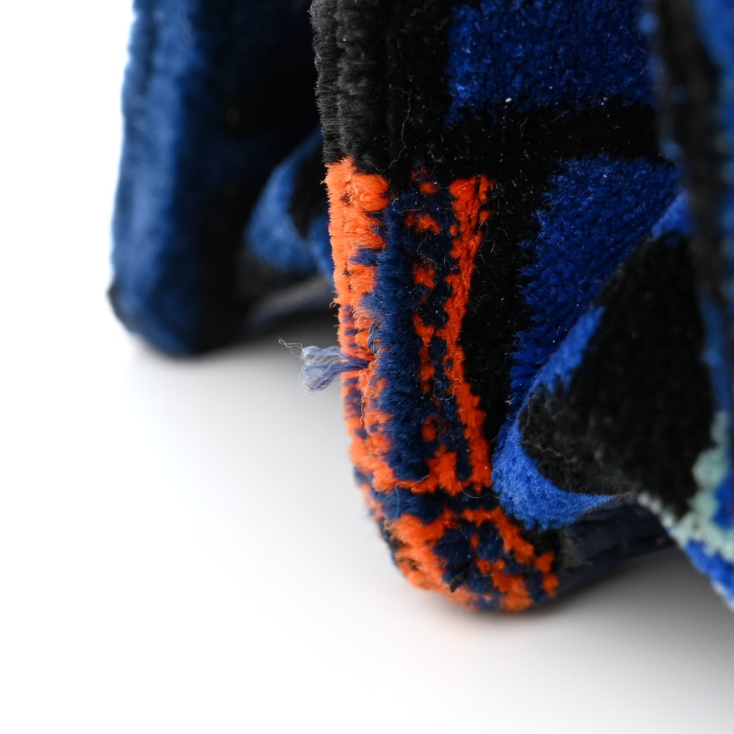 Fendi Velvet Vitello Dolce Fun Fair Kan I Shoulder Bag Blue Multicolor 11 of 12