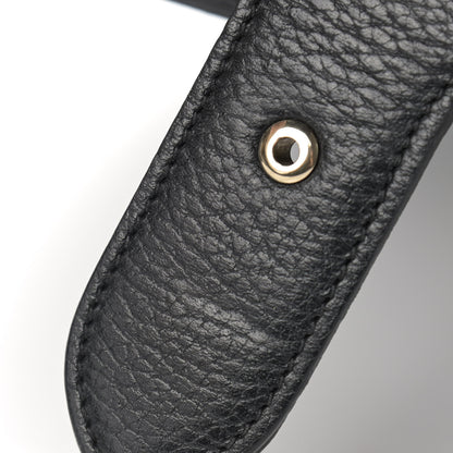 Gucci Dollar Calfskin Interlocking G Shoulder Bag Black 12 of 12
