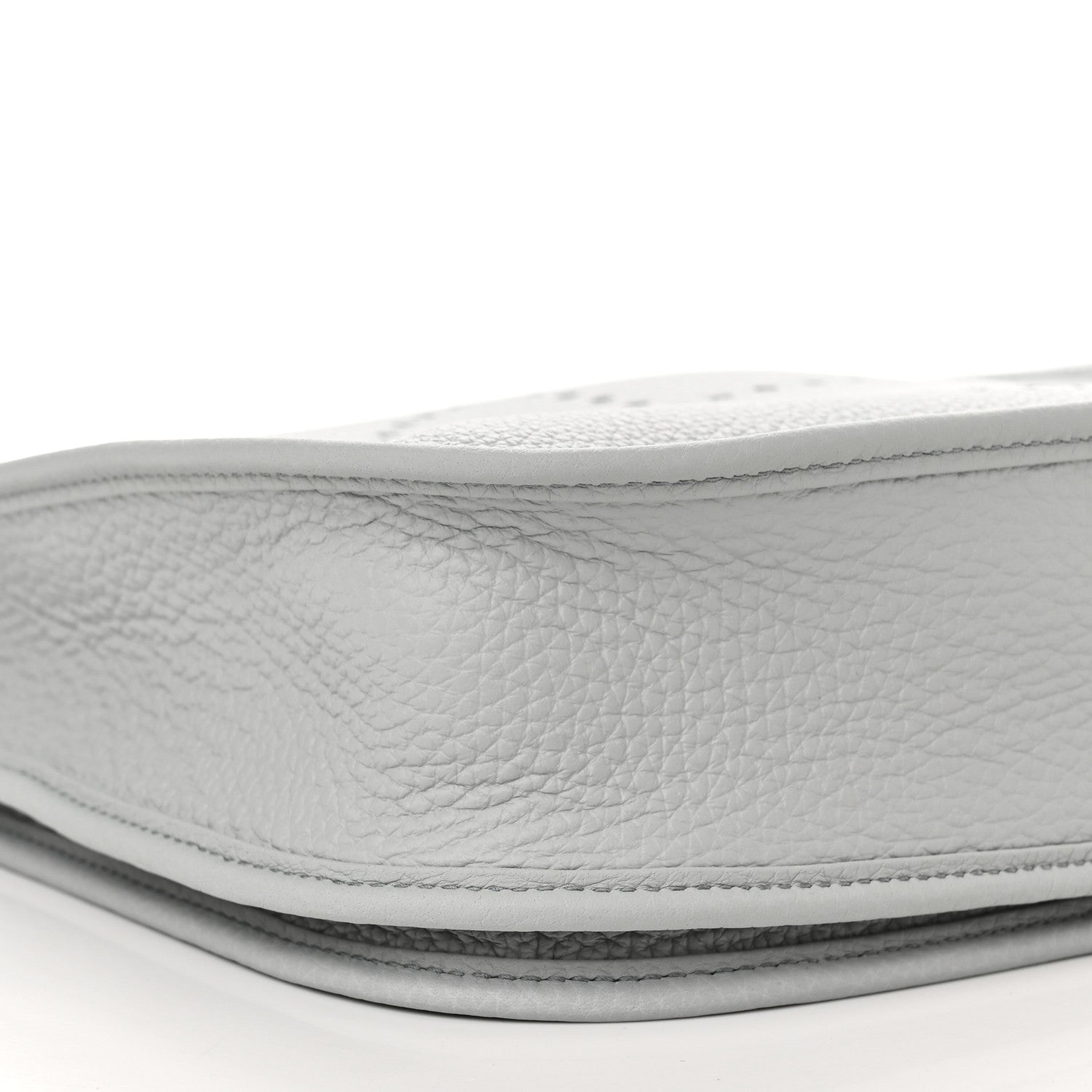 Hermes Taurillon Clemence Evelyne III PM Bleu Pale 9 of 11