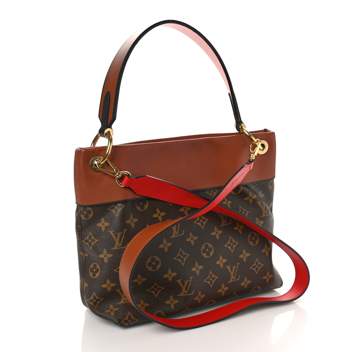 Monogram Tuileries Besace Caramel Rouge