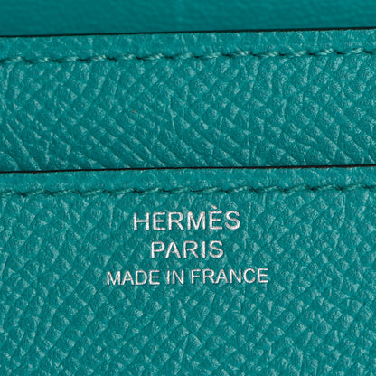 Hermes Epsom Constance Long Wallet Bleu Paon 8 of 14