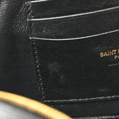 Saint Laurent Grain De Poudre Matelasse Monogram Mini Lou Camera Bag Black 11 of 12