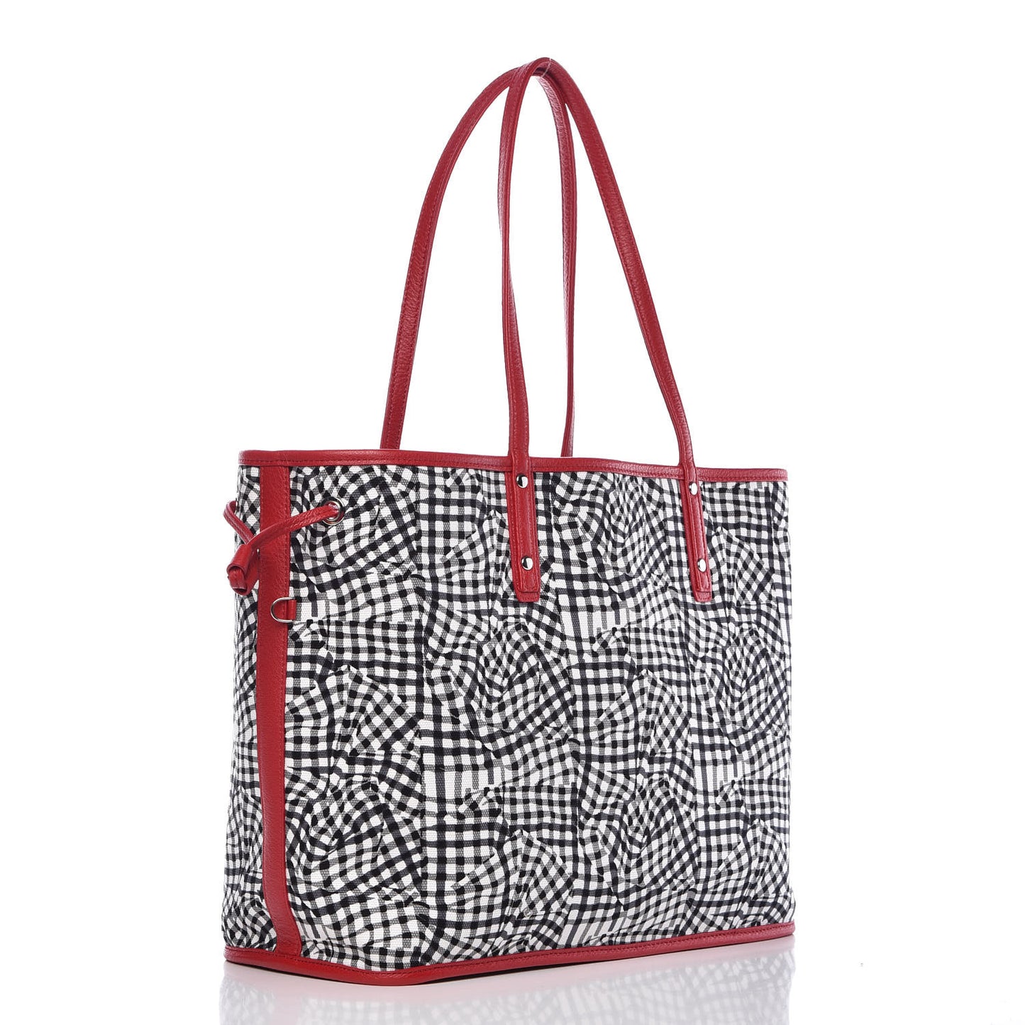 Visetos Medium Liz Reversible Shopper Tote Ruby Red