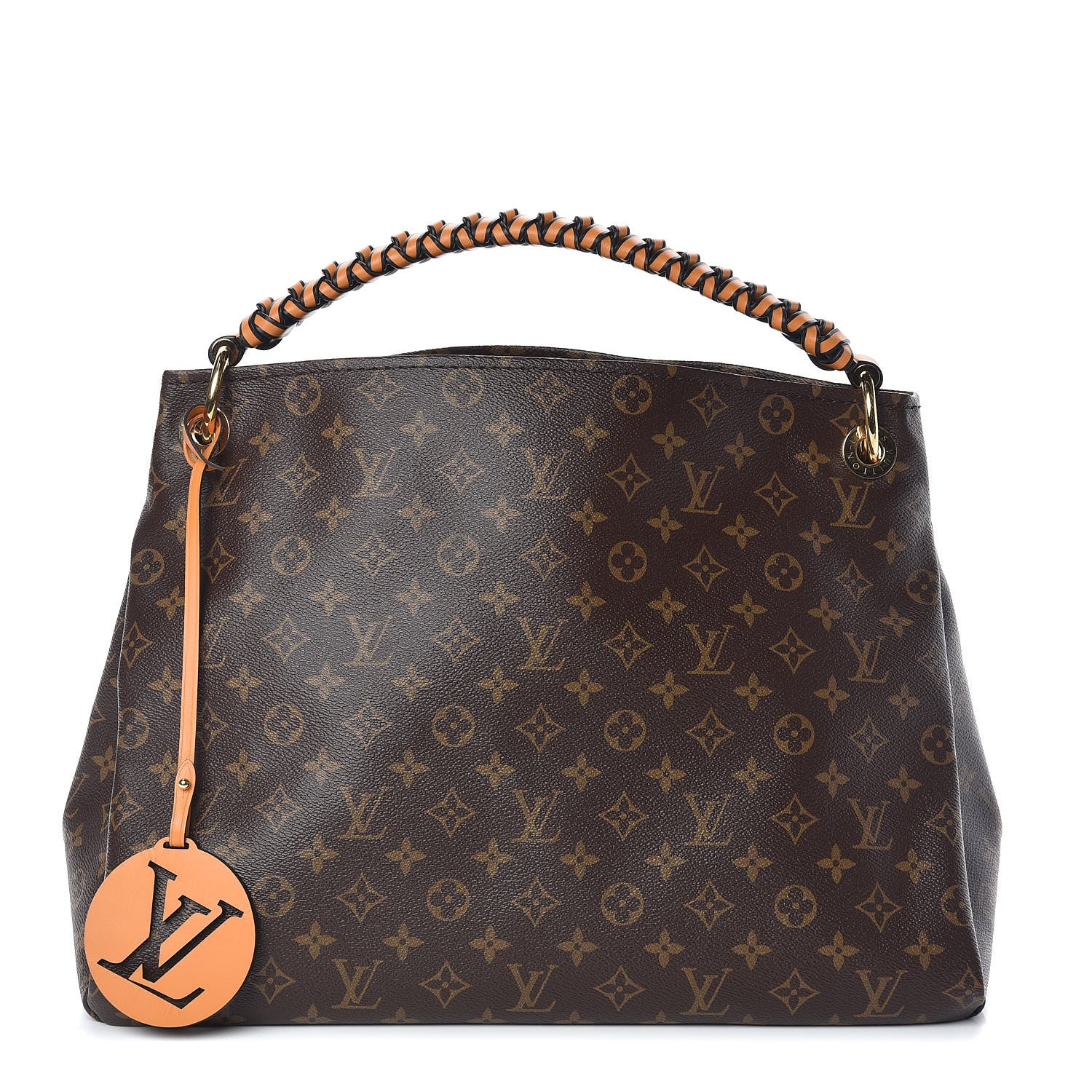 Louis Vuitton Monogram Braided Artsy MM Safran Imperial 1 of 9