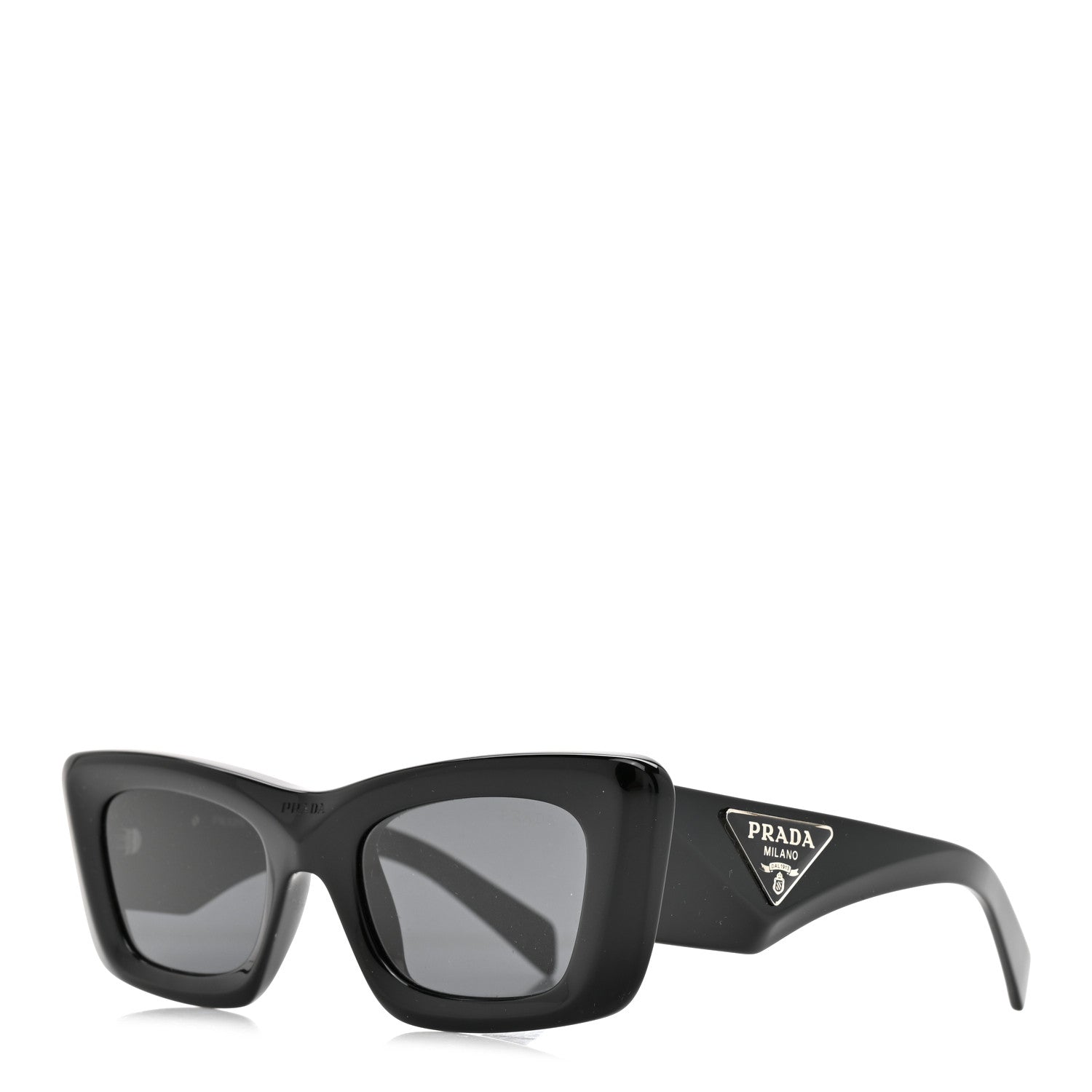Prada Acetate Symbole Sunglasses SPR 13Z Black 1 of 8