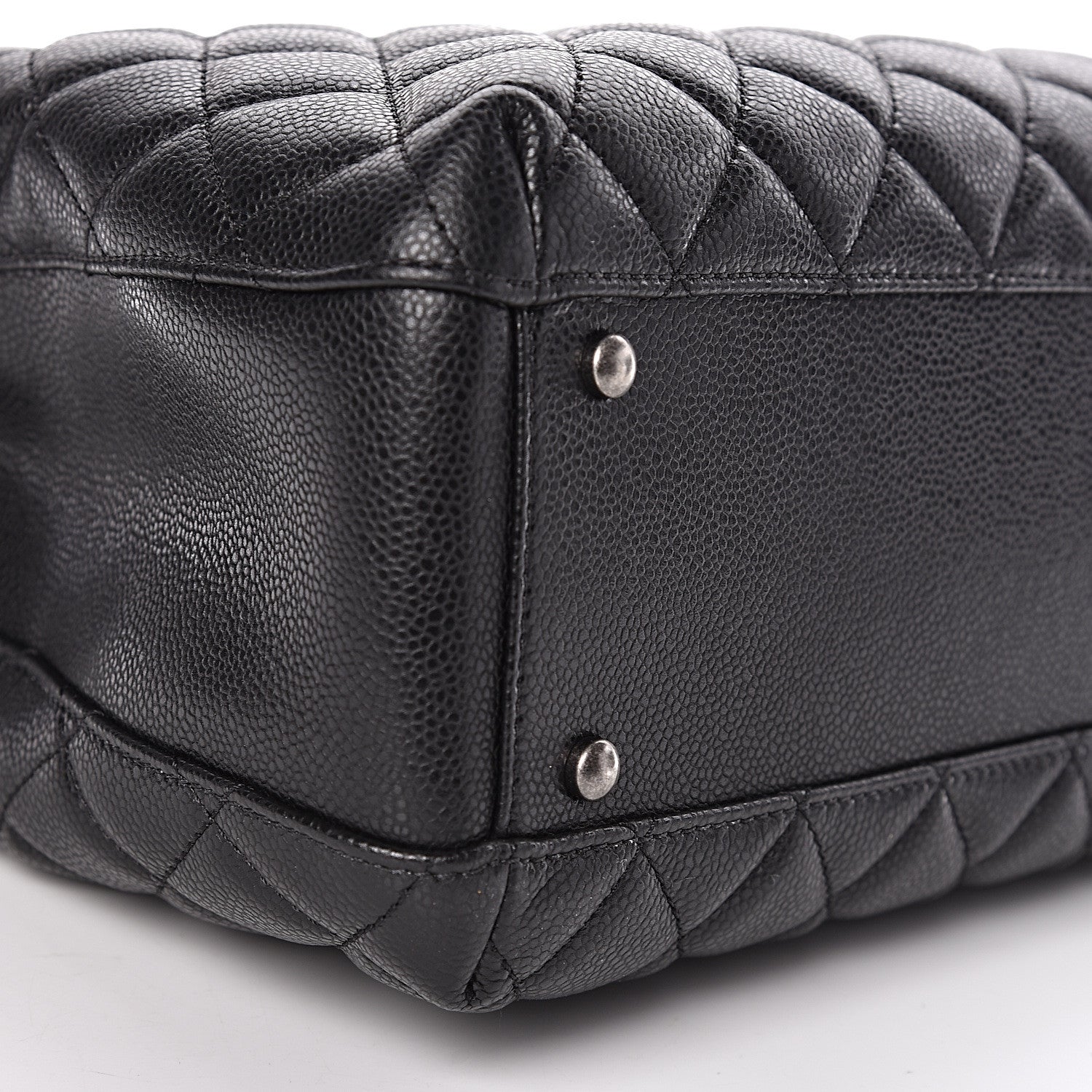 Chanel Caviar Quilted City Shopping Tote Black 8 of 10