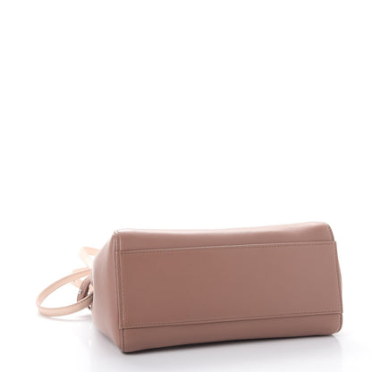 Fendi Nappa Colorblock Mini Peekaboo Iconic Satchel English Rose Plaster Oxigen 5 of 9