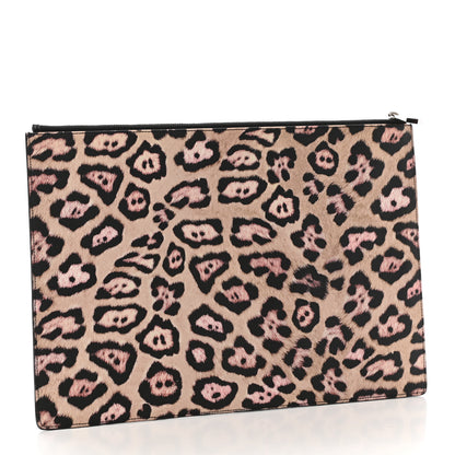 Givenchy Coated Canvas Jaguar Print Zip Pouch 3 of 7