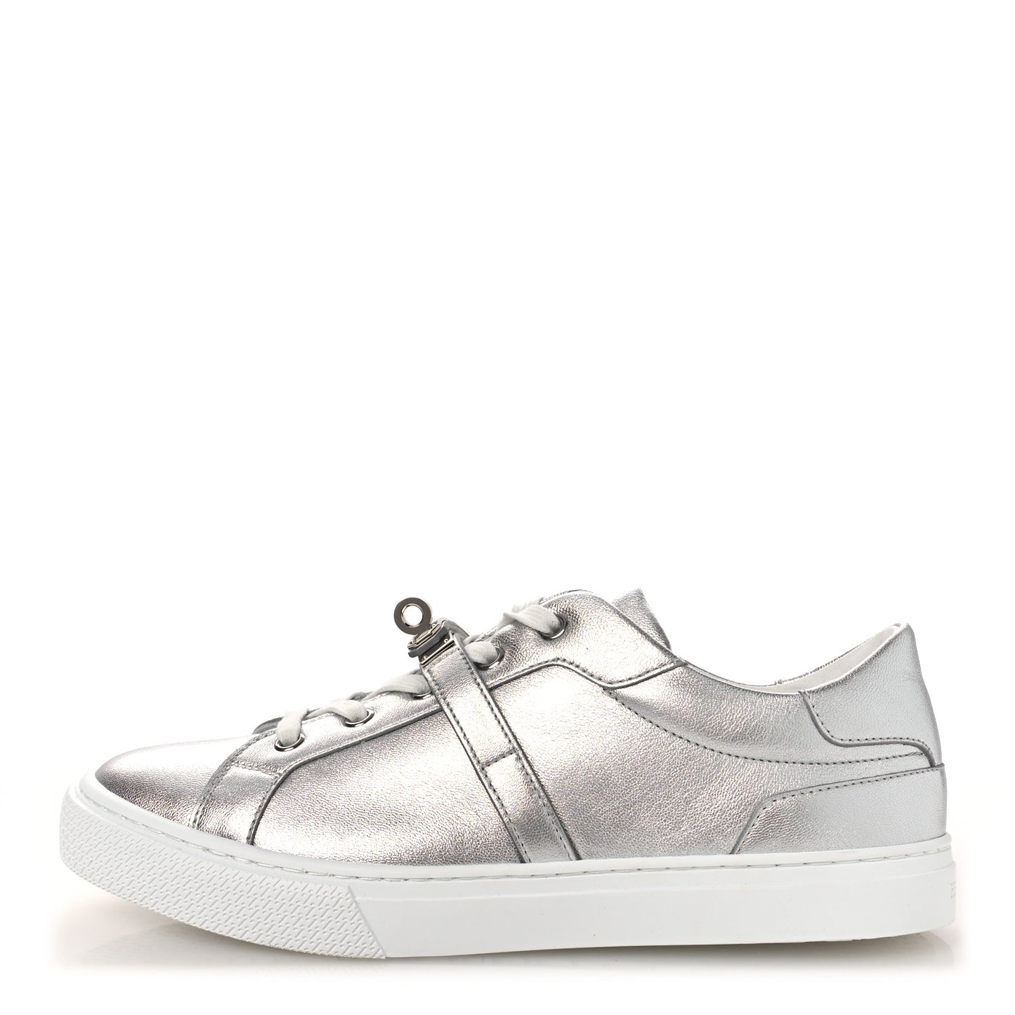 Calfskin Day Sneakers 39.5 Gris Argente