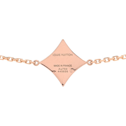 Louis Vuitton 18K Pink Gold Diamond Mother of Pearl Blossom Sautoir Necklace 5 of 6