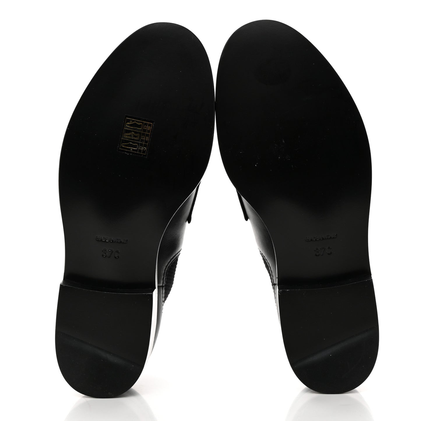 Calfskin Elastic Short Boots 37 Black