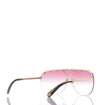 Louis Vuitton Acetate Metal Purple Rain Sunglasses Z2373W Pink 4 of 10
