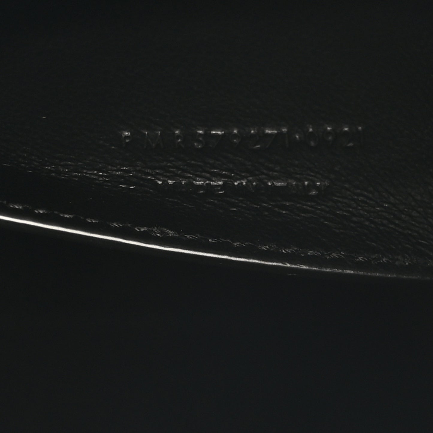 Shiny Calfskin Crocodile Embossed Manhattan Baguette Black