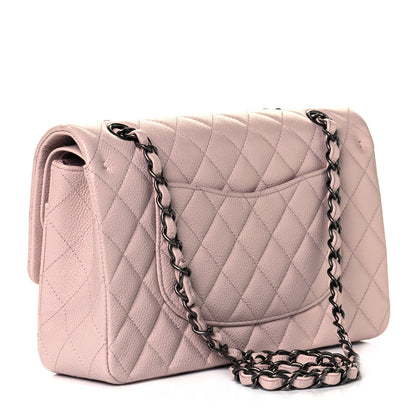 Chanel Caviar Quilted Medium Double Flap Light Pink 2 of 10