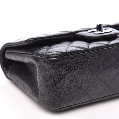 Chanel Iridescent Caviar Quilted Mini Rectangular Flap Black 9 of 14