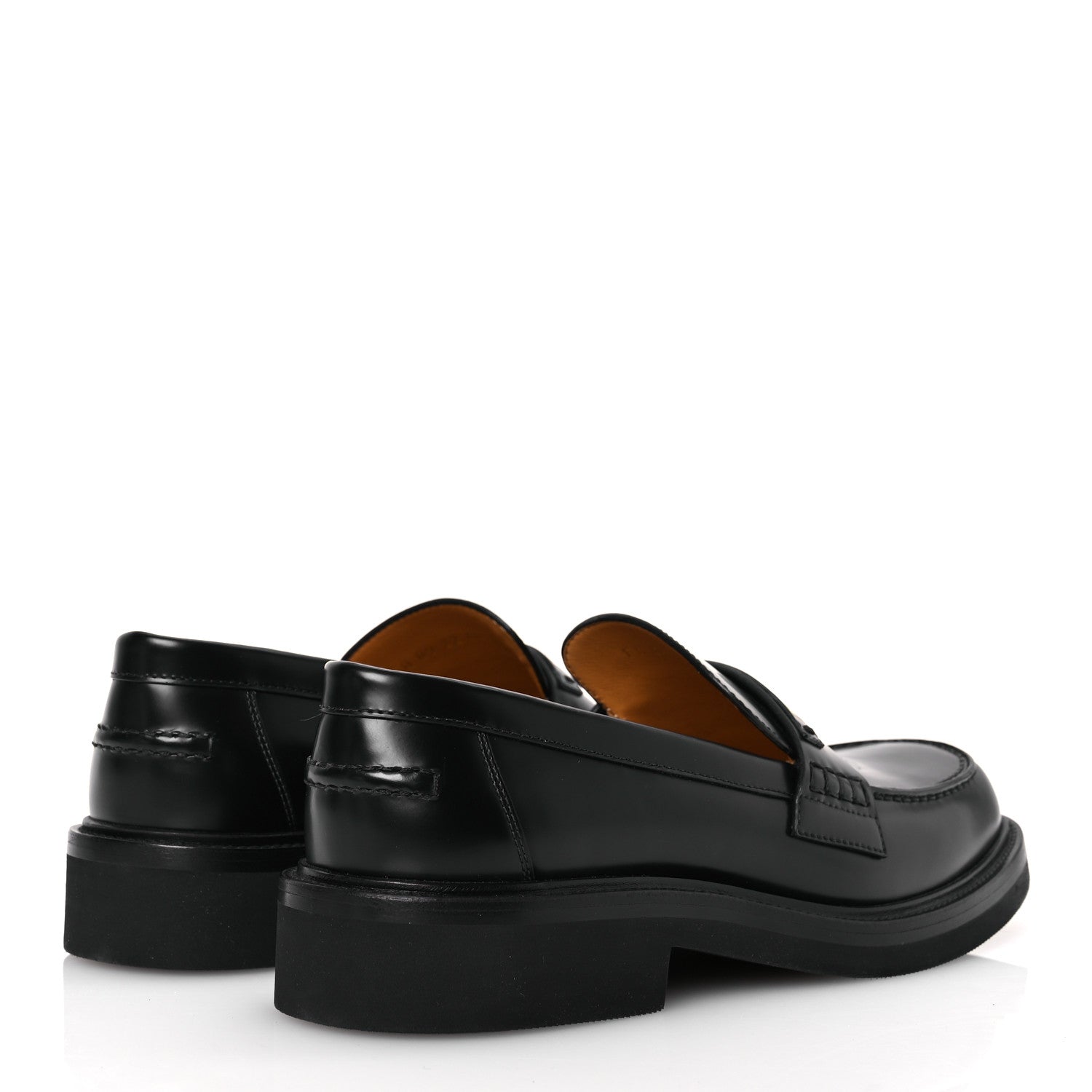 Christian Dior Brushed Calfskin Boy Loafers 40 Black 5 of 12